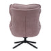 Draaibare fauteuil Vera Roze