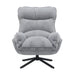 Draaibare fauteuil Vera Lichtgrijs