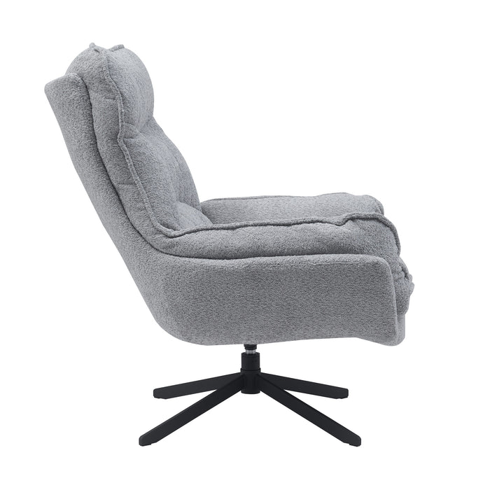 Draaibare fauteuil Vera Lichtgrijs