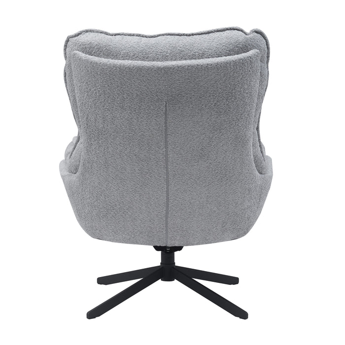 Draaibare fauteuil Vera Lichtgrijs