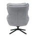 Draaibare fauteuil Vera Lichtgrijs