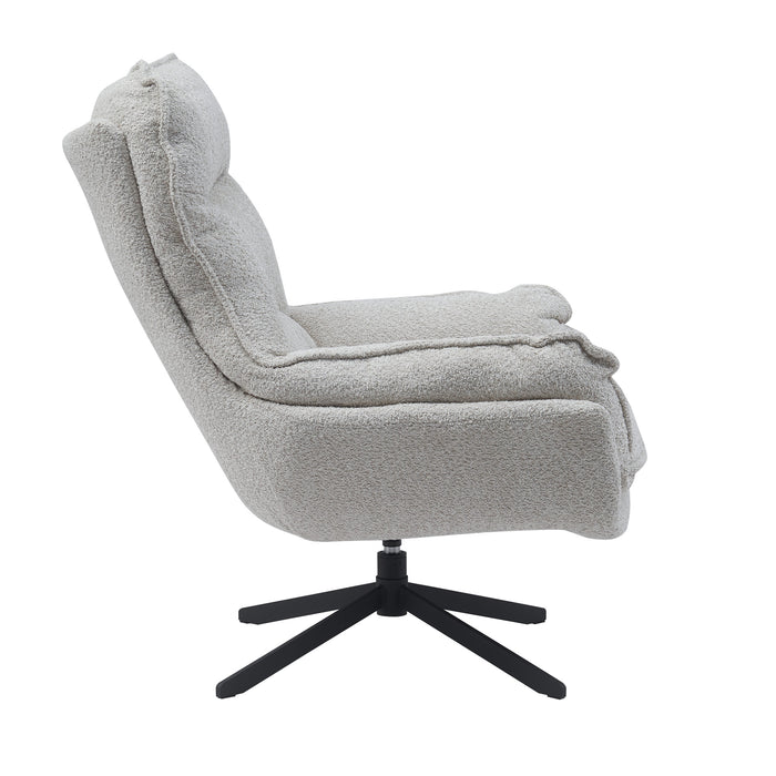 Draaibare fauteuil Vera Off white
