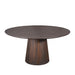 Ronde eettafel Solana Bruin Mangohout 130 cm
