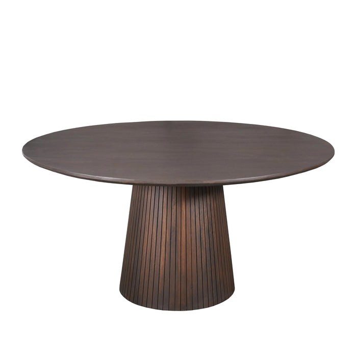 Ronde eettafel Solana Bruin Mangohout 150 cm
