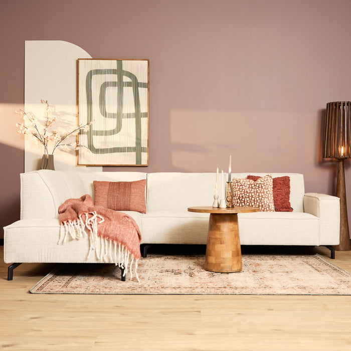 MySofa Floris Hoekbank Baltimore Beige Divan Links+2,5 zits