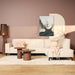 MySofa Floris Hoekbank Velvet Beige 2,5 zits+Divan Rechts
