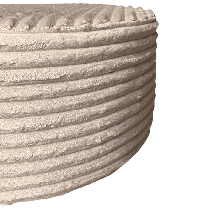 Ronde Hocker Beige 60 cm | Tilia 03