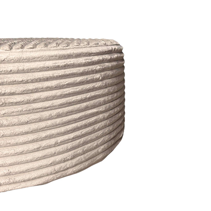 Ronde Hocker Beige 80 cm | Tilia 03