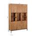 Vakkenkast Madison XL Naturel Mangohout 135 cm