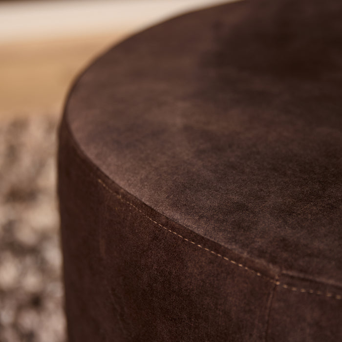 Ronde Hocker Bruin 60 cm | Adore 108