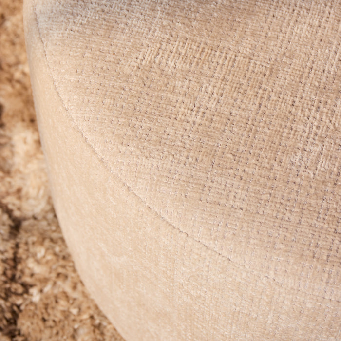 Ronde Hocker Naturel 60 cm | Cremona 02