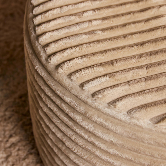 Ronde Hocker Beige 60 cm | Tilia 03