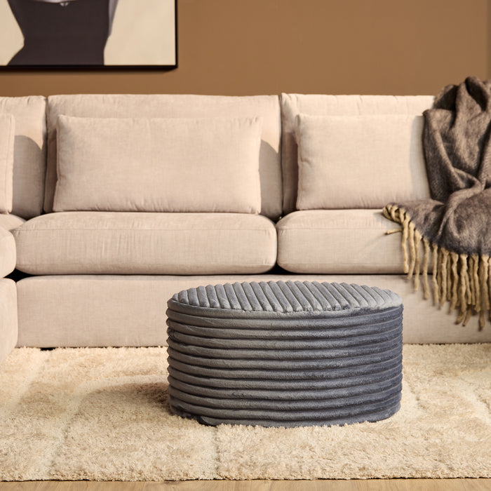 Ronde Hocker Antraciet  60 cm | Tilia 85