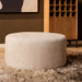 Ronde Hocker Naturel 80 cm | Cremona 02