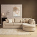 MySofa Alma Hoekbank Roze 2,5 zits+Divan Rechts