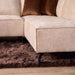 MySofa Floris Hoekbank Velvet Beige 2,5 zits+Divan Rechts