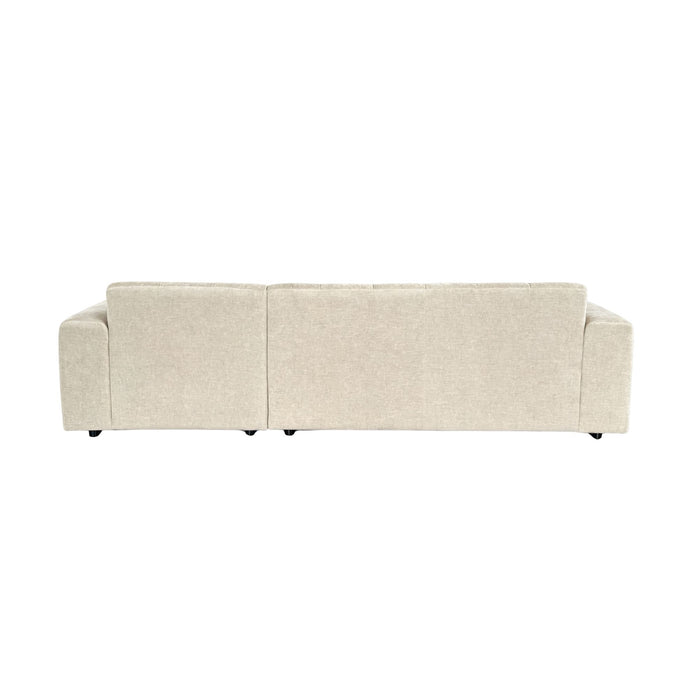 MySofa Ruby Loungebank Beige  2,5 zits AL + Lounge R