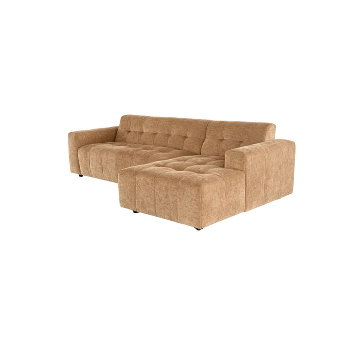 MySofa Ruby Loungebank Camel 2,5 zits AL + Lounge R