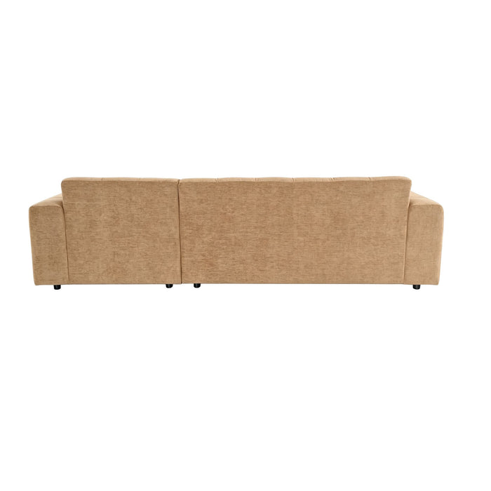 MySofa Ruby Loungebank Camel 2,5 zits AL + Lounge R