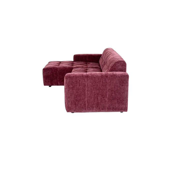 MySofa Ruby Loungebank Paars  Lounge L + 2,5 zits AR