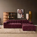 MySofa Ruby Loungebank Paars  2,5 zits AL + Lounge R