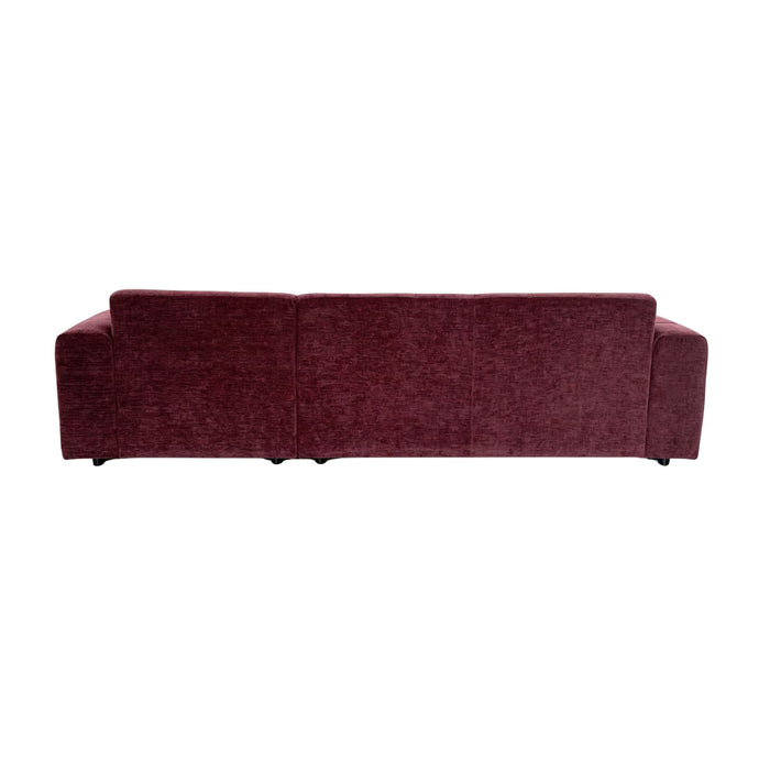 MySofa Ruby Loungebank Paars  2,5 zits AL + Lounge R