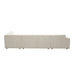 MySofa Ruby U-bank Beige Lounge L + 2,5 + Ottomane R