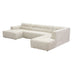 MySofa Ruby U-bank Beige Lounge L + 2,5 + Ottomane R