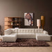 MySofa Ruby U-bank Beige Lounge L + 2,5 + Ottomane R