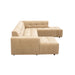 MySofa Ruby U-bank Camel Lounge L + 2,5 + Ottomane R