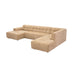 MySofa Ruby U-bank Camel Lounge L + 2,5 + Ottomane R