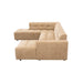 MySofa Ruby U-bank Camel Ottomane L + 2,5 + Lounge R