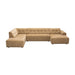 MySofa Ruby U-bank Camel Ottomane L + 2,5 + Lounge R