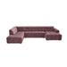 MySofa Ruby U-bank Paars Lounge L + 2,5 + Ottomane R