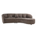 MySofa Novi Hoekbank Grijs 3 zits + Lounge R