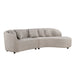 MySofa Novi Hoekbank Licht Grijs 3 zits + Lounge R