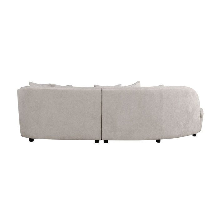 MySofa Novi Hoekbank Licht  Grijs Lounge L + 3 zits