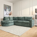 MySofa Alma Hoekbank Groen Divan Links+2,5 zits