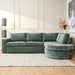 MySofa Alma Hoekbank Groen 2,5 zits+Divan Rechts