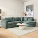 MySofa Alma Hoekbank Groen 2,5 zits+Divan Rechts
