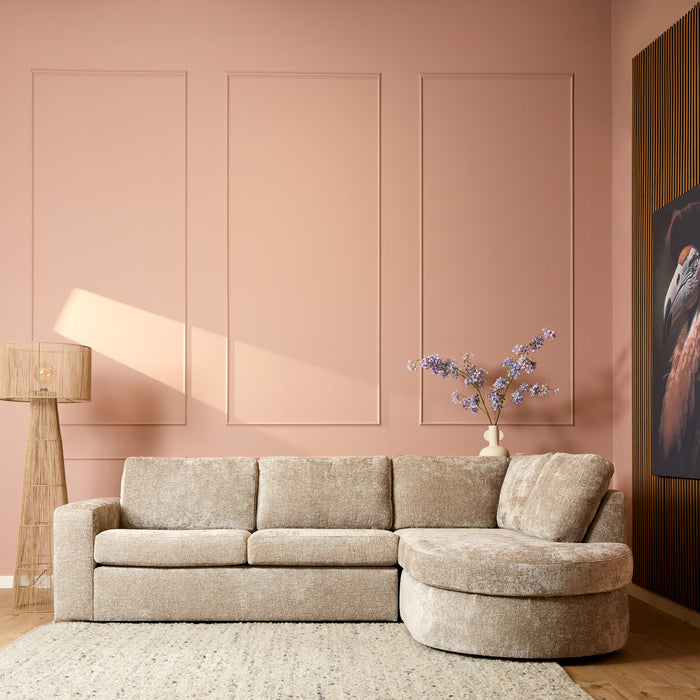 MySofa Alma Hoekbank Greige Divan Links+2,5 zits