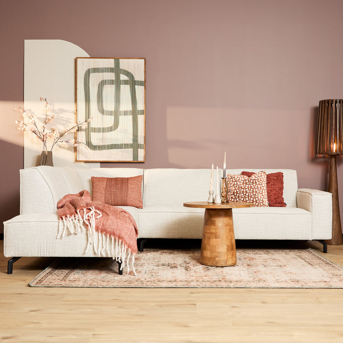 MySofa Floris Hoekbank Baltimore Beige Divan Links+2,5 zits