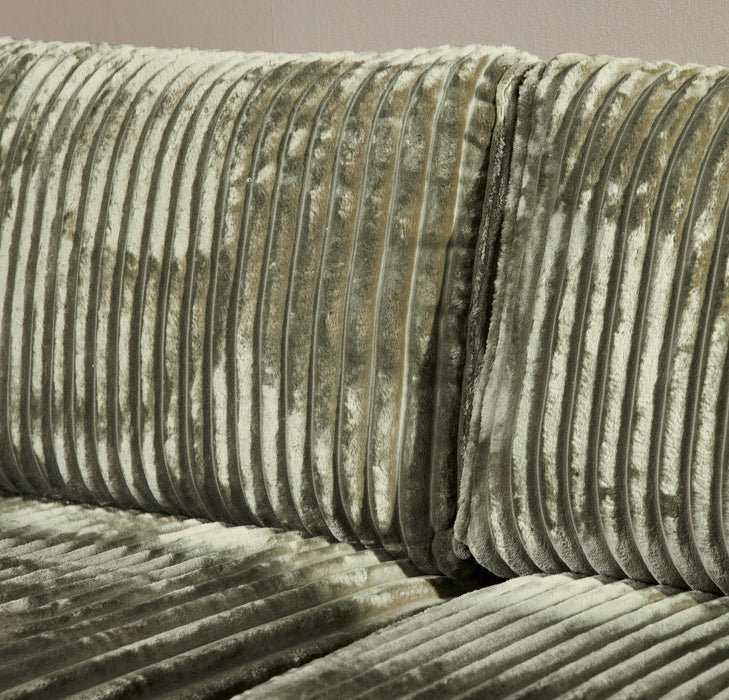 MySofa Teddy Hoekbank Groen 2,5 zits+Divan Rechts