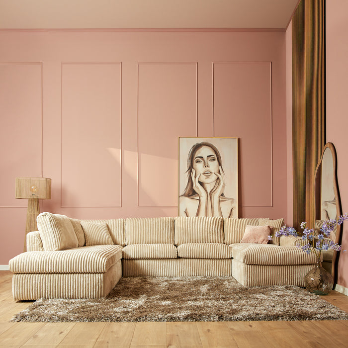 MySofa Teddy U-Bank Beige