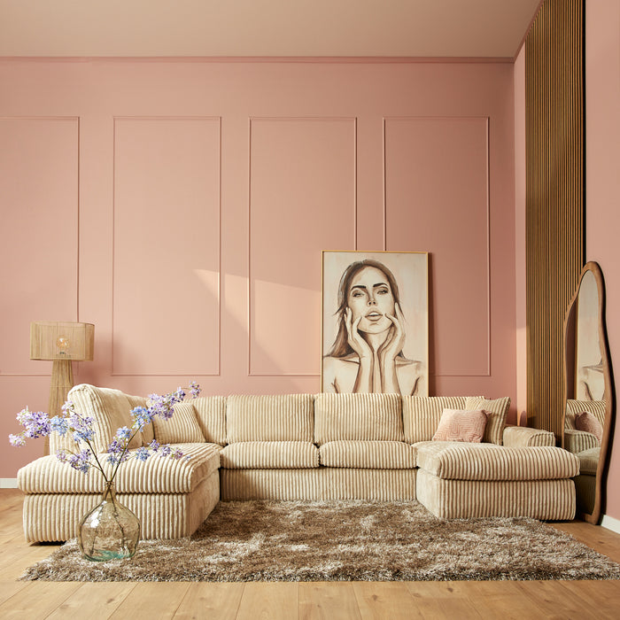 MySofa Teddy U-Bank Beige