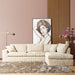 MySofa Teddy Hoekbank Beige 2,5 zits+Divan Rechts