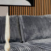 MySofa Teddy Hoekbank Antraciet 2,5 zits+Divan Rechts