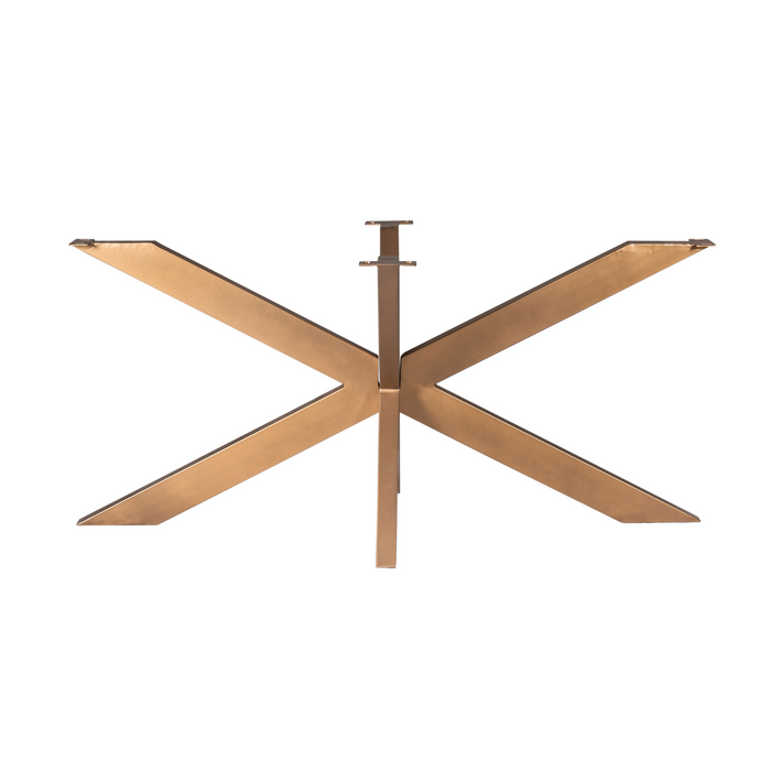 Matrixpoot Brons Ovaal/rechthoek 160 cm Koker 4x8 cm