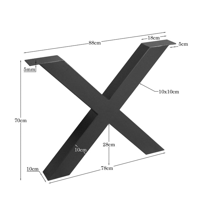 X-Poot  Zwart Metaal