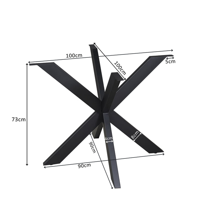Matrixpoot Rond Zwart Koker 4x8 cm